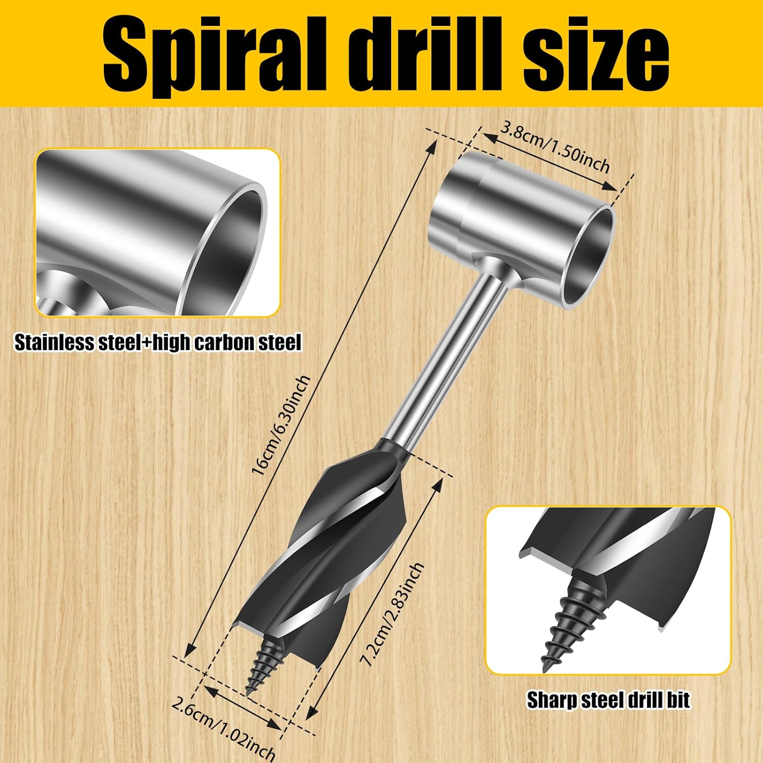 Hand Auger Wood Drill, Portable Manual Auger Drill, Liberia Ubuy
