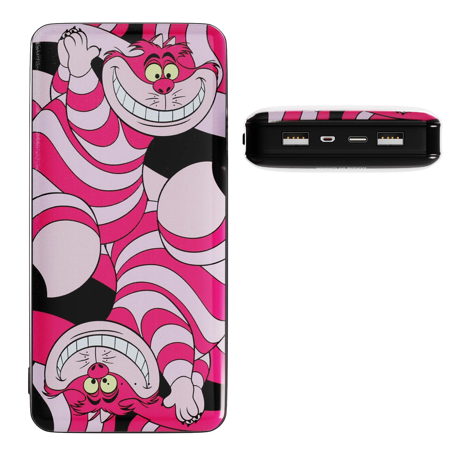 Disney Alice in Wonderland 10 000Mah Power Bank- Universally Compatible Portable Phone Charger Battery Pack w USB Charging