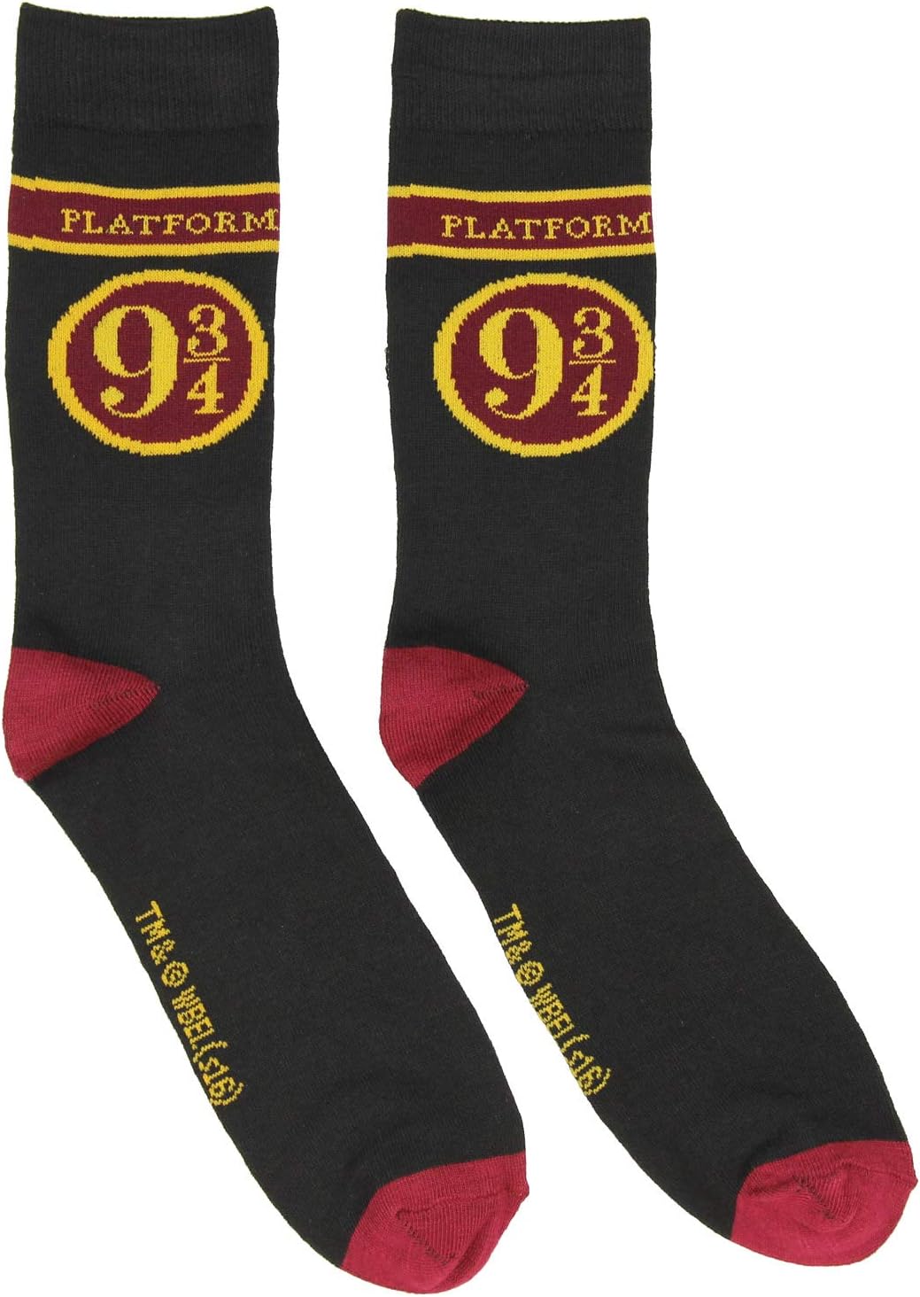 Harry Potter Platform 9 3/4 Hogwarts Express Adult Crew Socks - Image 2