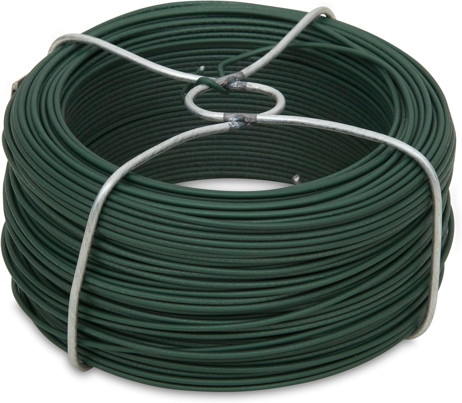 Windhager Garden Wire 60 m Thickness 1.4 mm Green Galvanised with Plastic Coating Binding Wire 06226