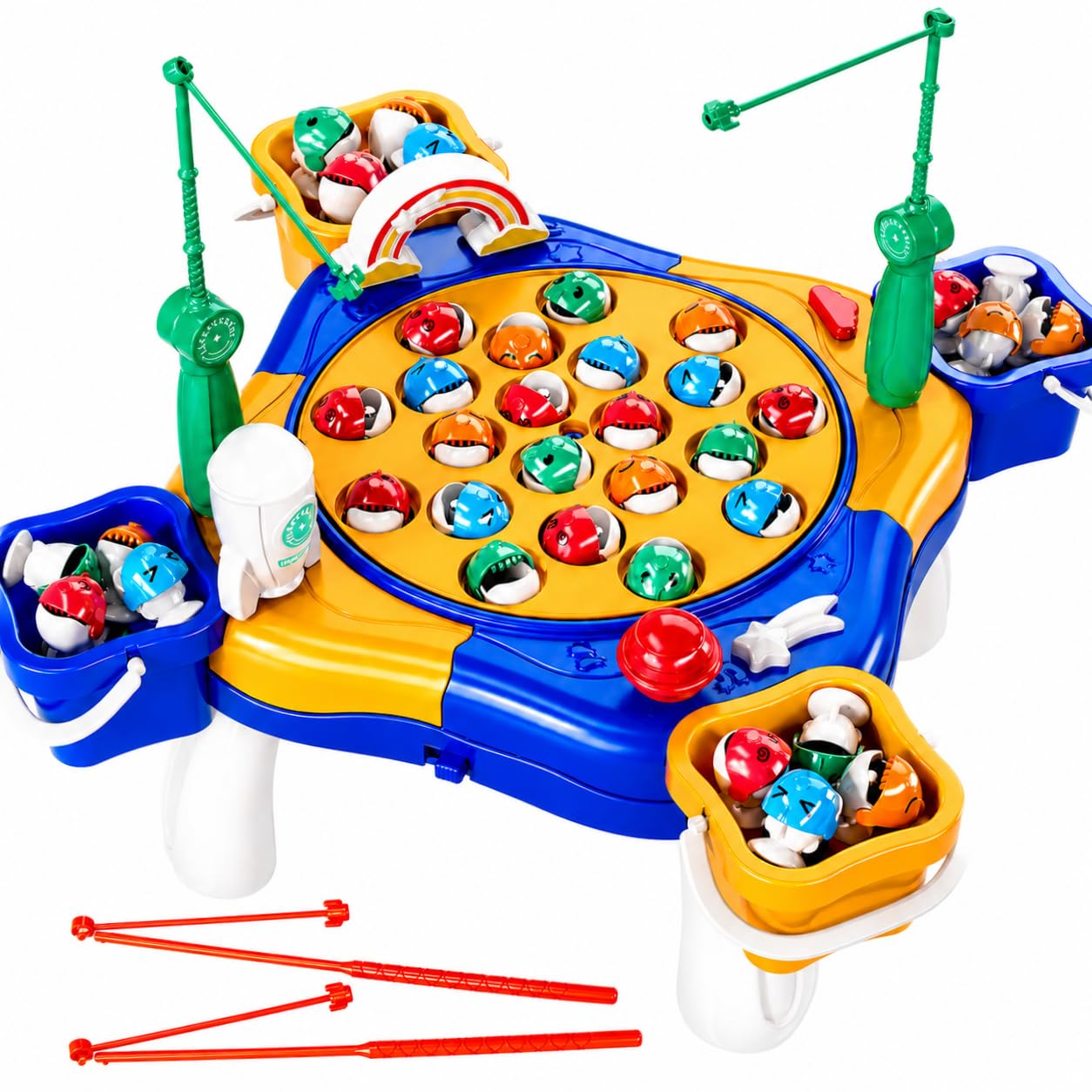 Amazon.com: JUKUDAHU 65 PCS Magnetism Fishing Game for Kids