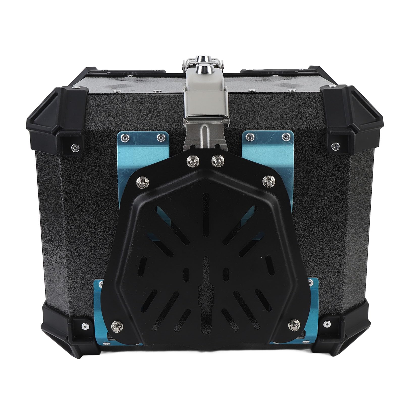 Tbest Top Case Bezpieczny Zamek ze Stopu Aluminium 36L Wodoodporny Bagażnik na, Czarny