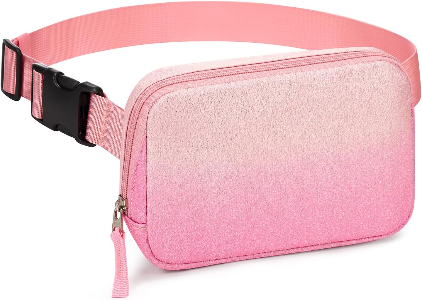 Fanny Pack Birthday Gifts for 7 8 9 10 11 12 13 Year Old Teens Girls Kids, Preppy Cute Trendy Stuff Glitter Crossbody Bag Adjustable Belt Bags, Dorm Travel Essentials for Girl Fashion