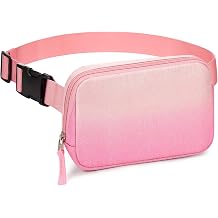 Fanny Pack Birthday Gifts for 7 8 9 10 11 12 13 Year Old Teens Girls Kids, Preppy Cute Trendy Stuff Glitter Crossbody Bag Adjustable Belt Bags, Dorm Travel Essentials for Girl Fashion