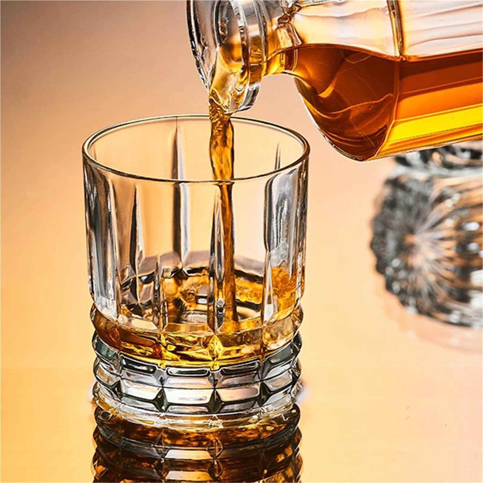 Kristallgläser Weingläser, moderne Whisky-Tasse, Saft, Milch, Cocktail, Trinkgläser, Trinkgeschirr, Haushalt, Party, transparente Tassen(400ml)