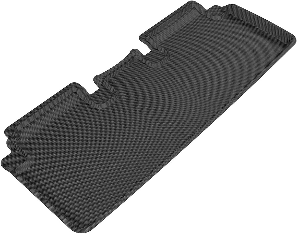 3D MAXpider Custom Fit Kagu Floor Mat (Black) Compatible with Tesla Model S 2012-2019 - Second Row