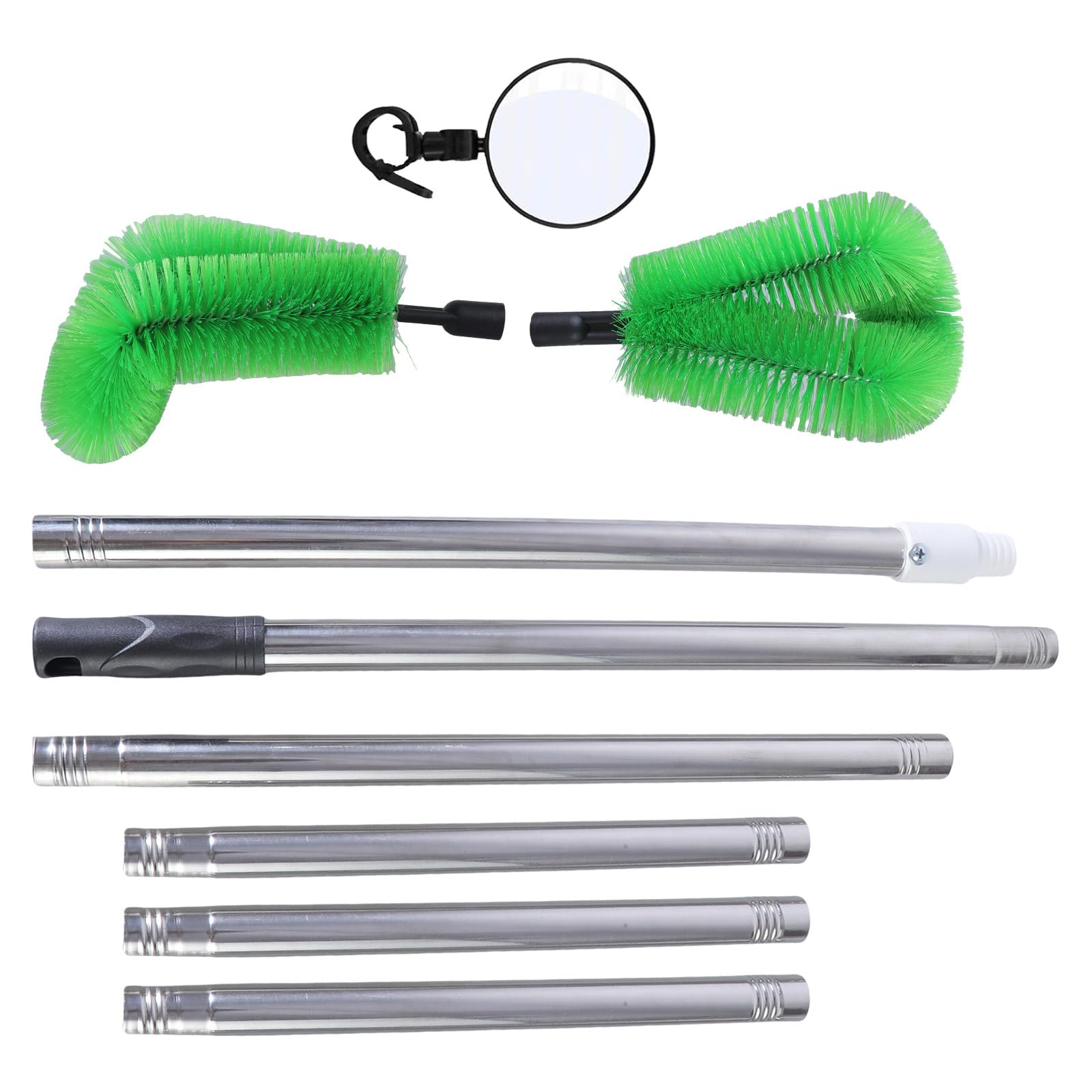 Gutter Cleaning Brush Extendable Dusters Telescopic Gutter Cleaner Debris Leaves Branches Remover Home Cleaning Tool Brush Extendable Dusters