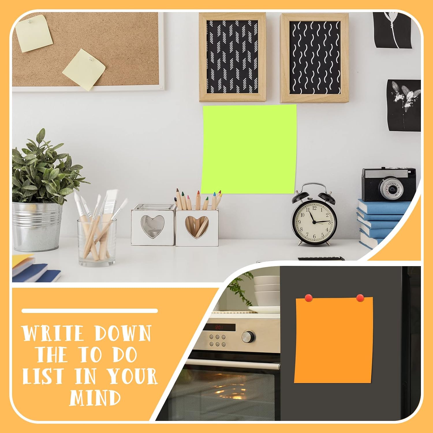 2 Pad Big Sticky Notes 11 x 11 in Jumbo Sticky Notes Memo Post Stickies Square Sticky Notes for Office Home School Meeting 30 Sheets Per Pad image 4