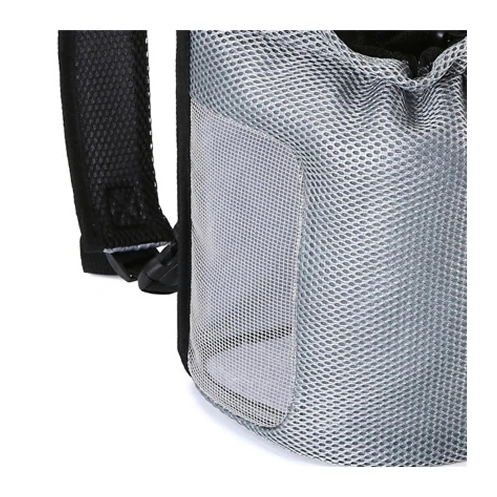 Mochila pequeña for Gatos, Bolsa for Mascotas, Transpirable, Plegable, Transporte for Cachorros, Viaje Ajustable(Grey,L (Less Than 3.5KG))
