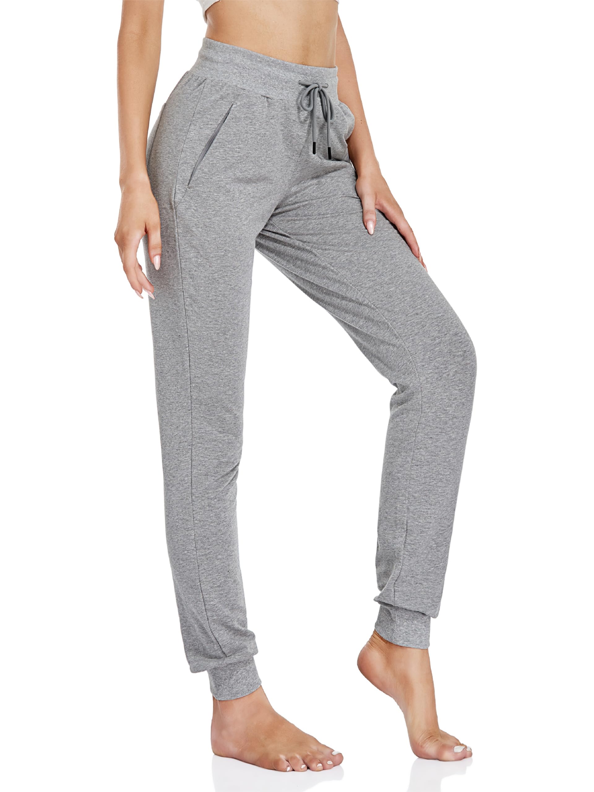 SEVEGO Tall Women's Lightweight Cotton Joggers 30/32/34/36 Inseam Sweatpants Lounge Yoga Running Workout Athletic Pants