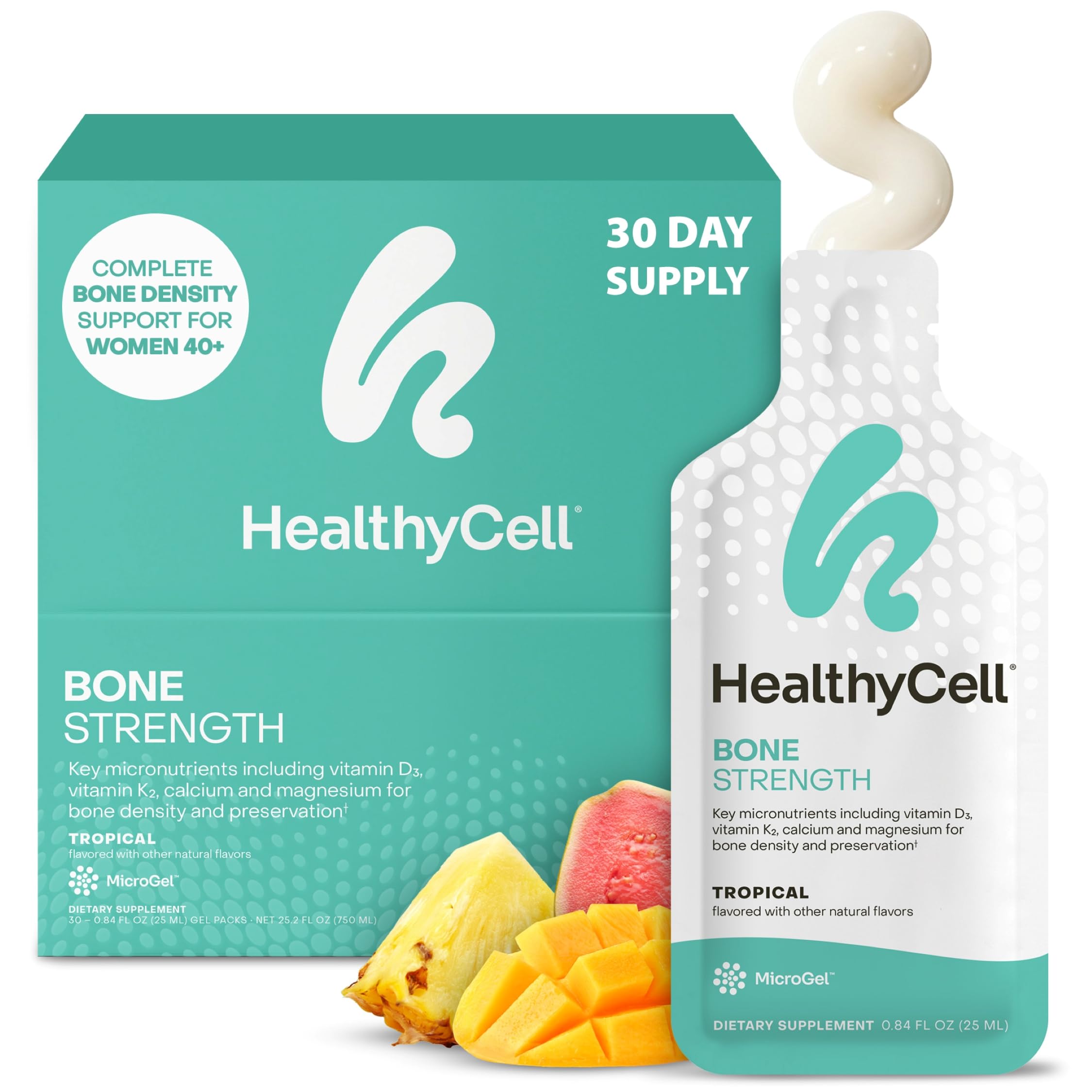 Amazon.com: Healthycell Bone Strength Liquid Supplement - Bone