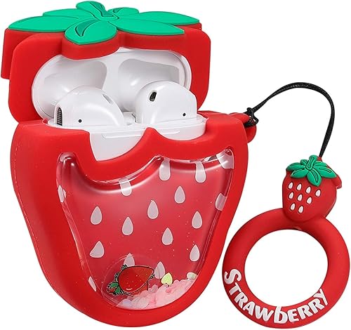 Miniatura 6 de Hairland - Funda de silicona para Airpod 21, funda protectora suave de dibujos animados a la moda, diseño lindo de los AirPods para niños y niñas,