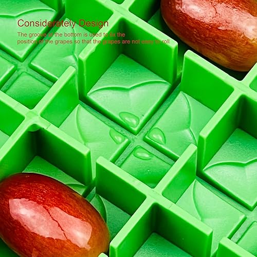 Miniatura 7 de Cortador de tomates cherry y uvas, corte medio o cuarto, 16 piezas a la vez, material de grado alimenticio, apto para lavavajillas, cortador de