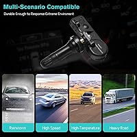 Vista 5 de Sensor de Sistema de Monitoreo de Presión de Neumáticos (TPMS) AULINK para Chevy Aveo Camaro Cruze Equinox HHR Impala Malibu Silverado Traverse