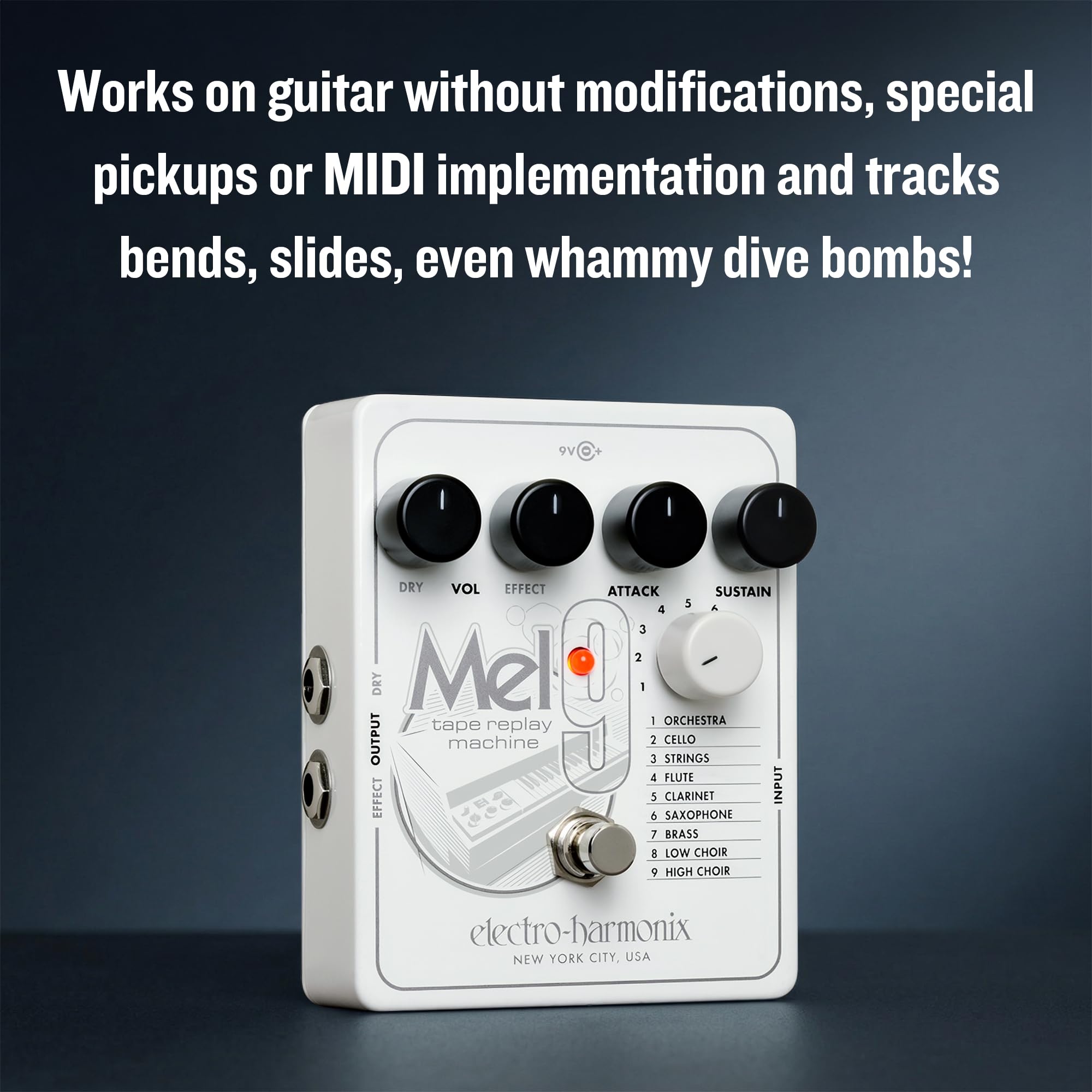 ◆ELECTRO-HARMONIX 　MEL9◆美品！！！！ Amazon.com: Electro-Harmonix MEL9 Tape Replay Machine Pedal