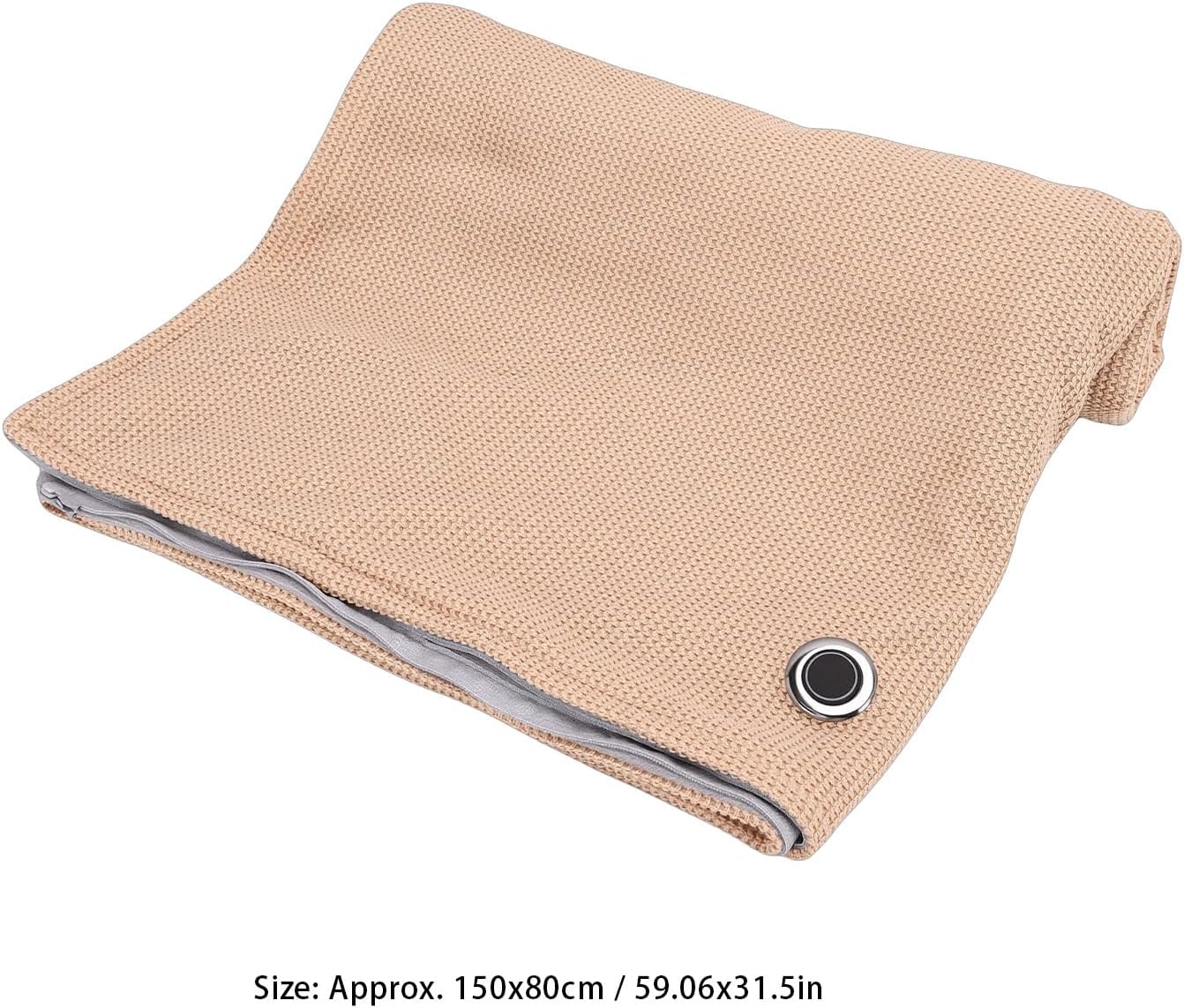 BAFOVY Heated Shawl, 3 Heating Levels Fast Heating in 15 Seconds Soft Wearable Electric Blanket with Zipper Design, for Home Office Travel Car Camping