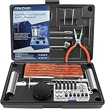MAIKEHIGH Heavy Duty Tyre Puncture Repair Kit, Tubeless Car Tyre Plug Set for Auto, ATV, Truck, Tractor, Motorcycle, Off-Road