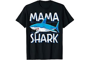 Mama Shark T Shirt Family Matching Mommy Mom Women Jawsome T-Shirt