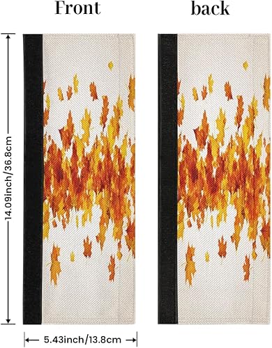 Vista 232 de Pardick Juego de 2 fundas para manija de puerta de refrigerador, huevo de madera de Pascua, lavable, para nevera, lavavajillas, Mocrowave, horno, z