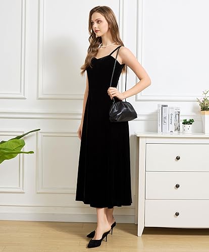 Miniatura 3 de Elegante bolso de mano de cuero vegano para mujer, elegante bolso de bola de masa plisada de nube súper suave de poliuretano Negro