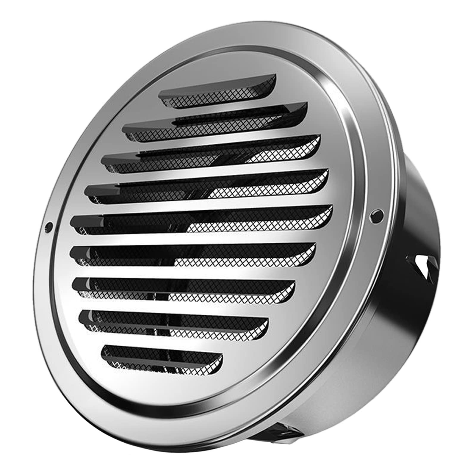 Round Grille Ventilation Cover Stainless Steel Air Vents Louver Grille | KUWAIT