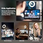NEEWER Basic 5" Ring Light for Video Conference Lighting, Clip on Light Kit with Desk Tripod Stand for Monitor Laptop Computer Zoom Call Live Streaming Remote Working Learning Video Recording, BR60