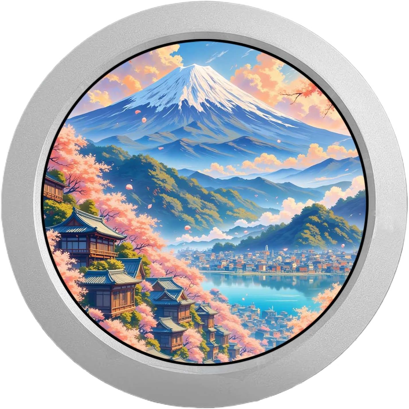 VSDISPLAY 4 Inch 720x720 Circular Display Panel | 300 nits Silver Round LCD Monitor | for Smart Clocks, R-Pi, Industrial Devices