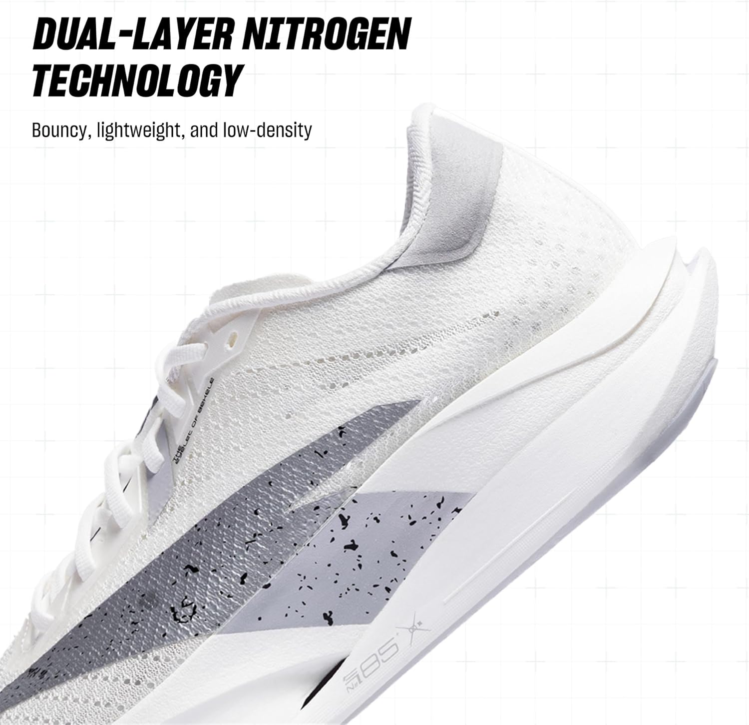 ANTA C202 7 Men’s Long-Distance Performance Running Sneakers, Marathon Carbon-Plate Design, Breathable Mesh & TPU Upper - Image 3