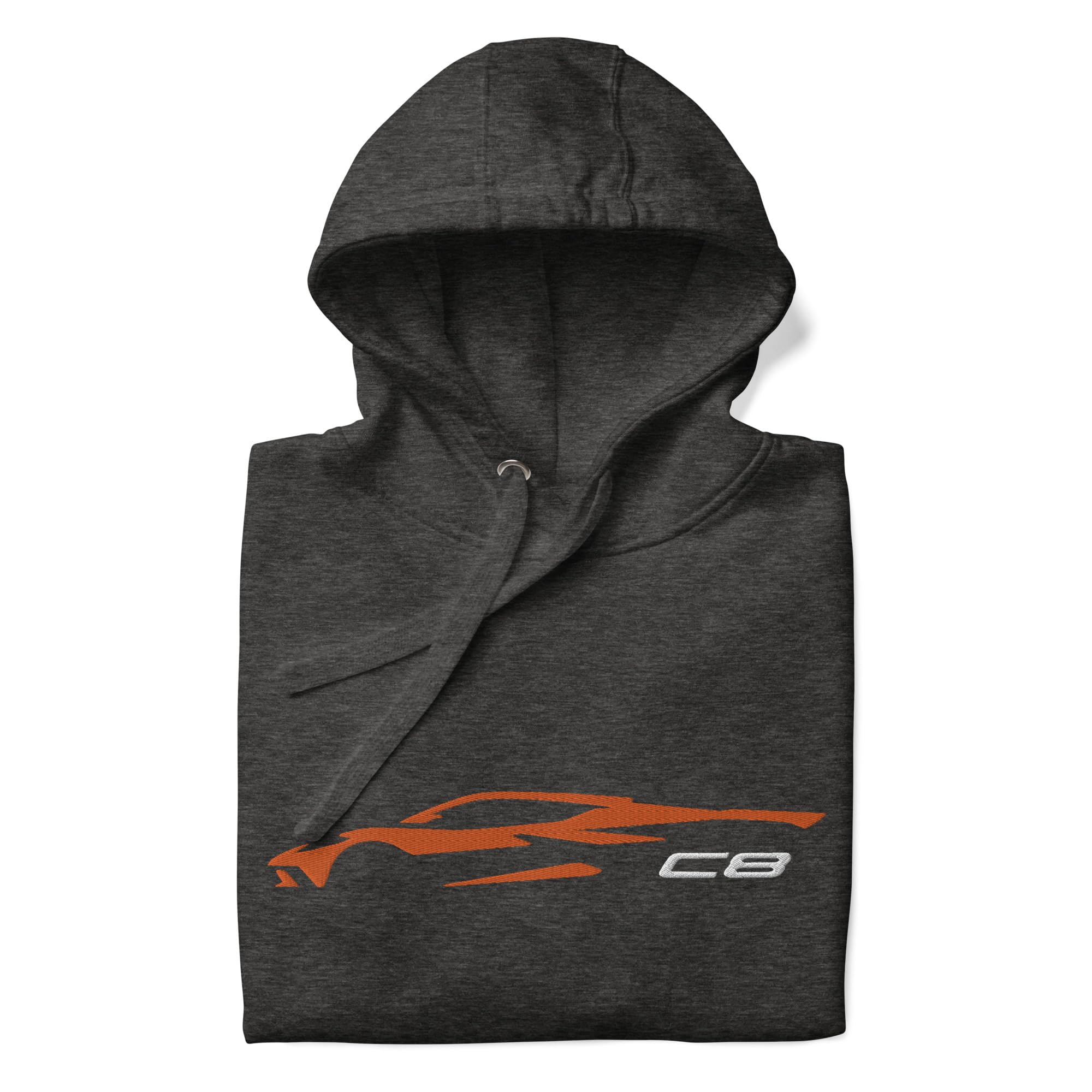 2024 C8 Corvette bluza z kapturem dla Amplify Orange Vette Drivers niestandardowa haftowana bluza z kapturem