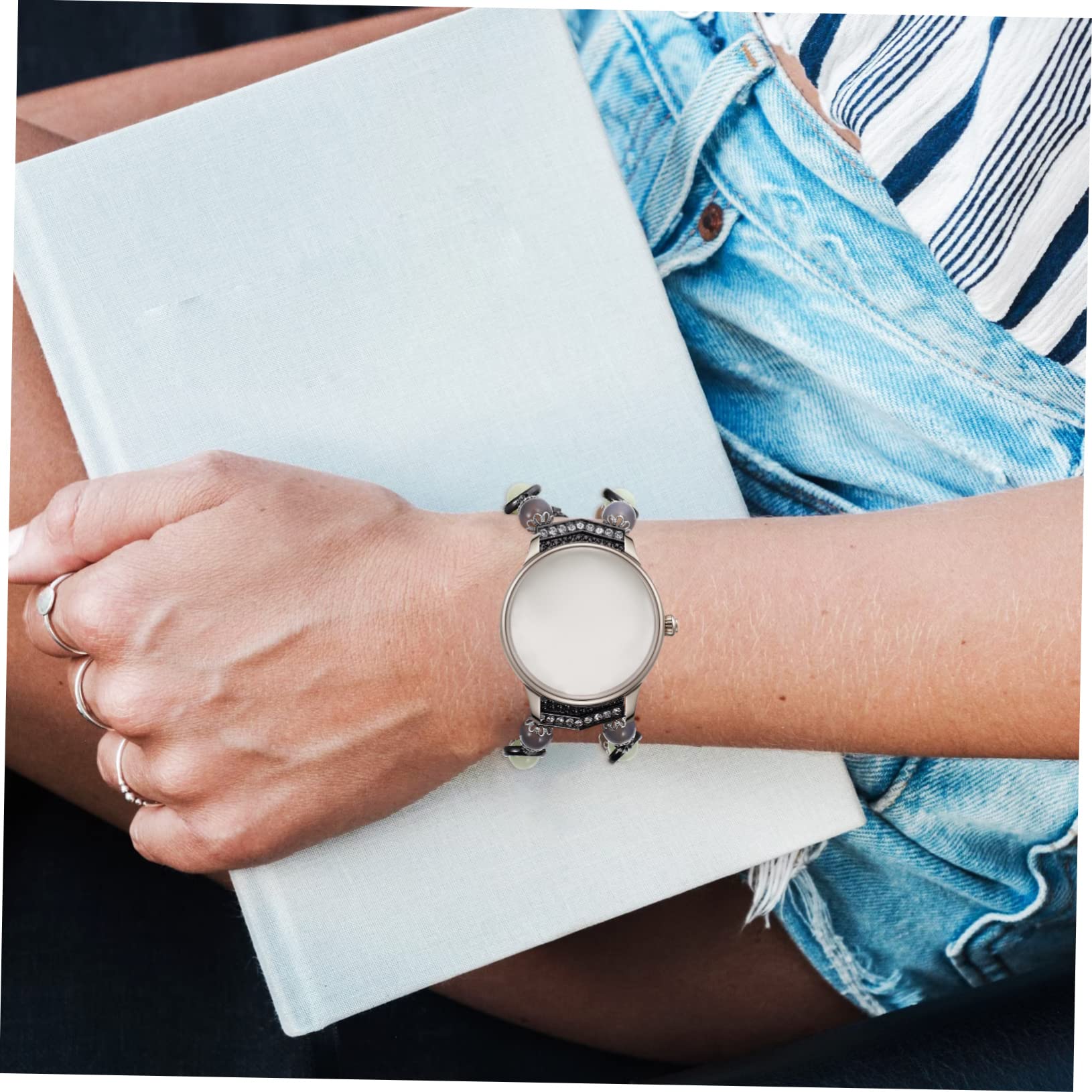 UKCOCO 5 Piezas Galaxywatch4 Galaxy Bandas De Reloj Galaxy Reloj Activo 2 Bandas Active 2 Banda De Reloj 40Mm Relojes De Niñas Relojes De Mujer Mujer Relojes De Pulsera Correa De Reloj