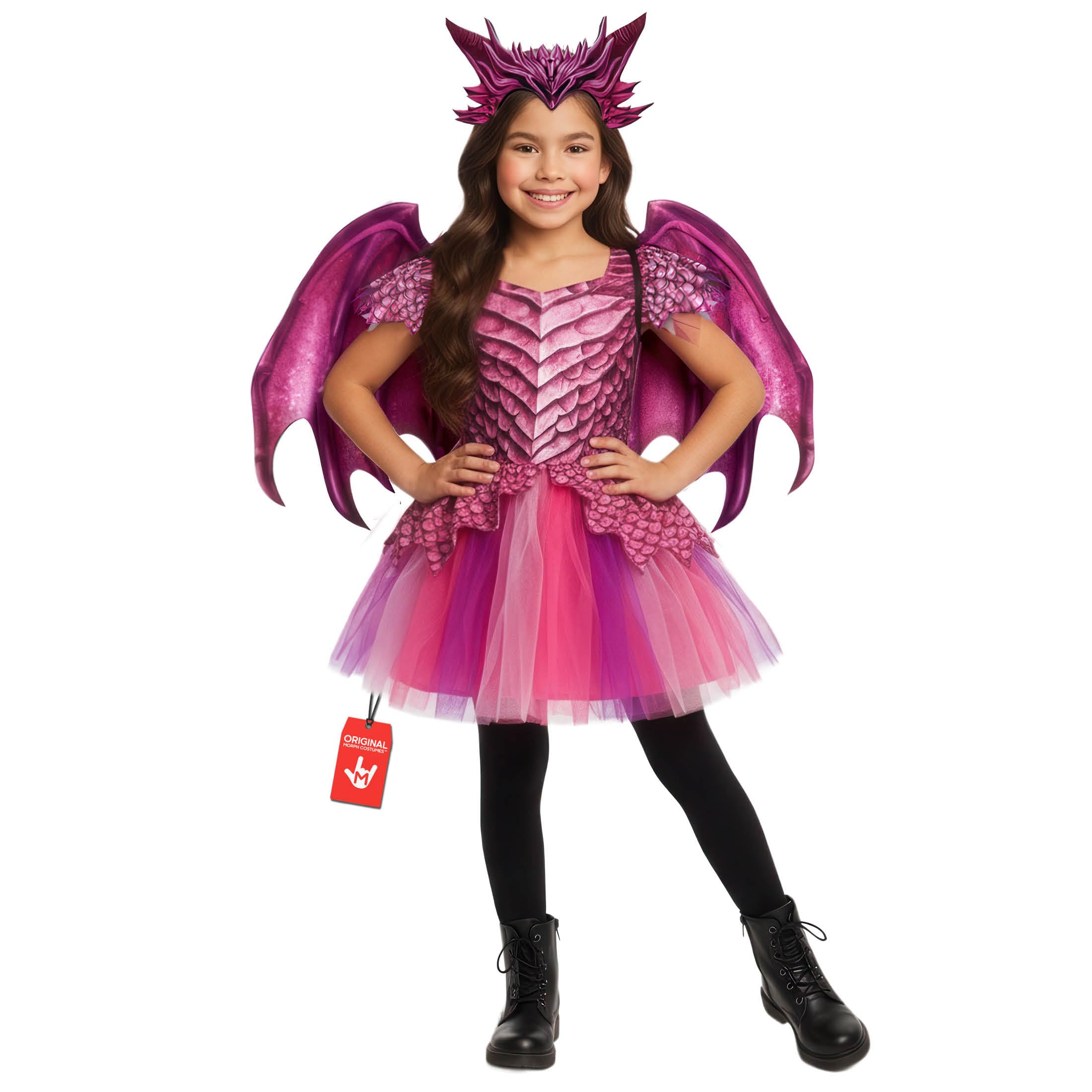 Morph Girls Dragon Costume, Dragon Costume Kids, Dragons Dress For Girl, Girls Halloween Costumes