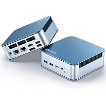 Getorli Mini PC, Ryzen 5 7430UBeats 7330U/5300U,16GB DDR4 Upgradable RAM 512G SSD, Dual 2.5G LAN Mini Computers Support Triple 4K Display, WiFi6 Mini Desktop Computer for Home Office Daily Use