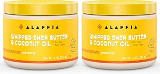 Sponsored Ad - Alaffia Whipped Shea Butter & Coconut Oil, Skin Care and Hair Care, Nourishing Moisturizer Improves Elastic...