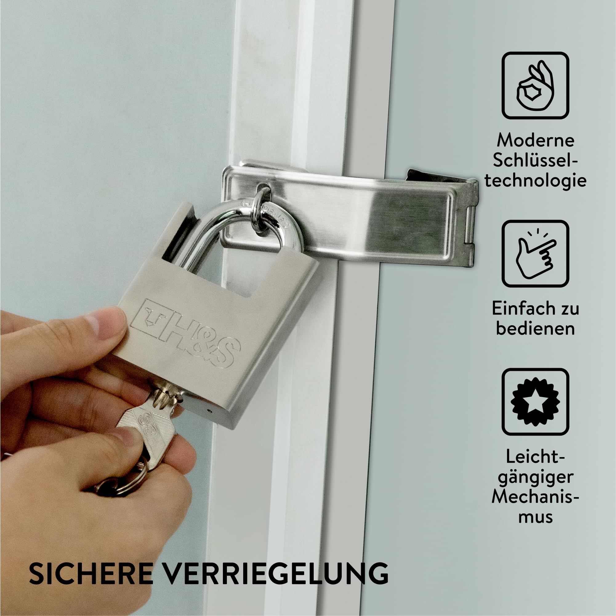 vorhängeschloss zelt H&S 2er Pack mit Schlüssel - 60mm Schloss Set mit 5 Schlüsseln - 2er Set Robustes Lock für den Innen- und Außenbereich Short Sleeve Jersey Size:18 (1075-1100) Doppel Stabhängematte rot/grau mit