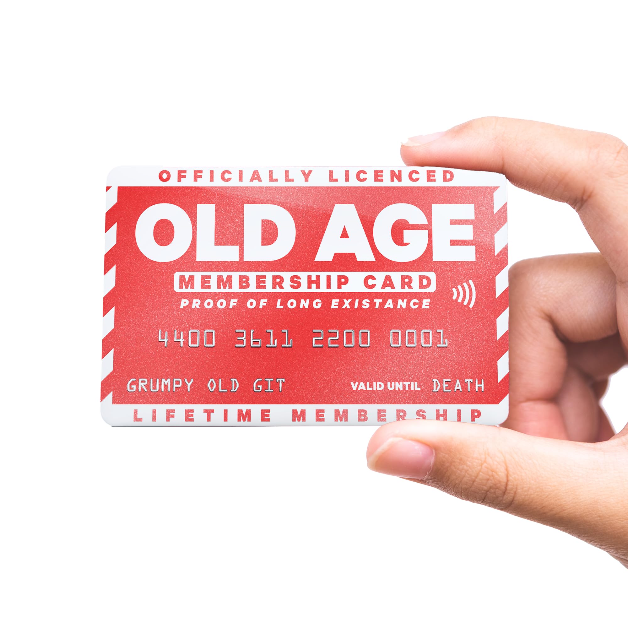 Old Age Membership Card - Novelty Funny Gag Gift