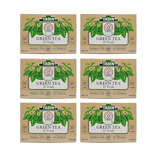 Miniatura 1 de Tadin, Verde té, 24 bolsas (paquete de 6)