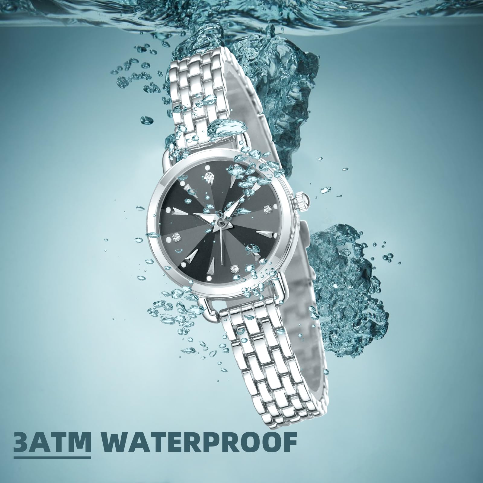 TWOPTION Reloj para Mujer Quarz-Armbanduhr für Damen, kleine zierliche Uhr für Damen