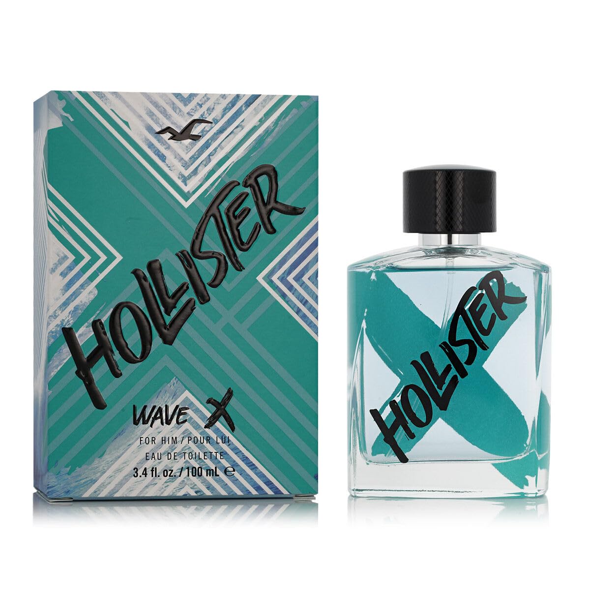 Hollister Wave X for Him 2 x 100 ml EDT Set – Wave X For Her EDP 100 ml