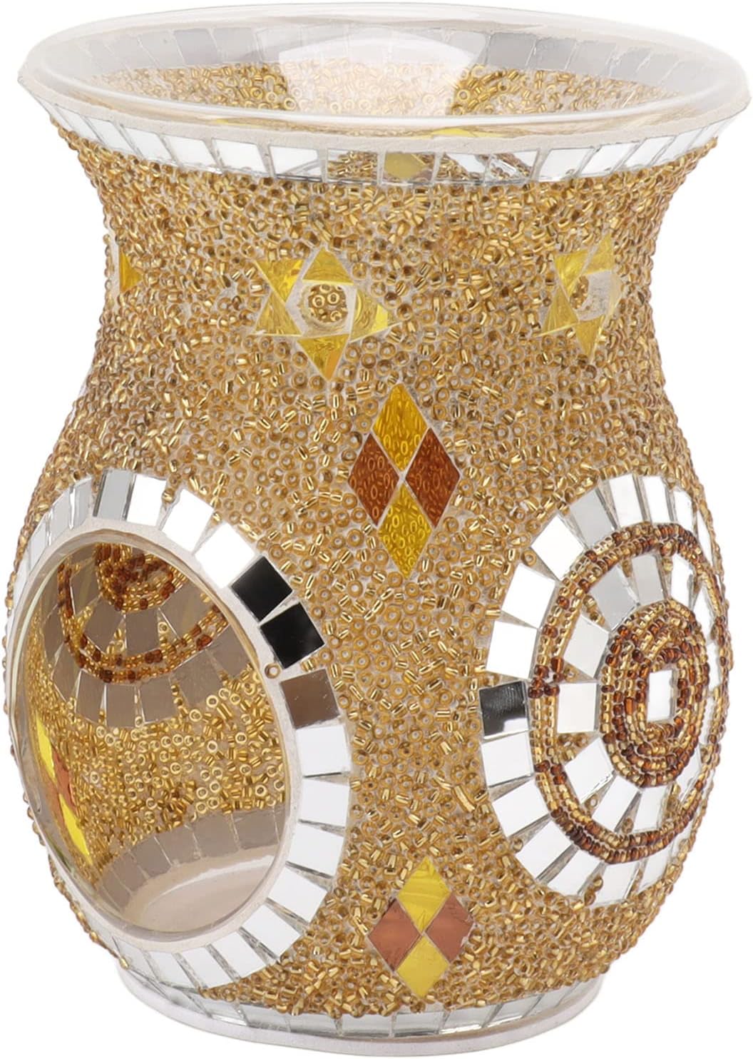 Essential Oil Burner, Fragrance Oil Warmer, Decorative Tealight Candle Holder, Fragrance Oil Warmer, Incense Aromatherapy Oil Diffuser, Scented Wax Warmer for Gift Home Table Decor