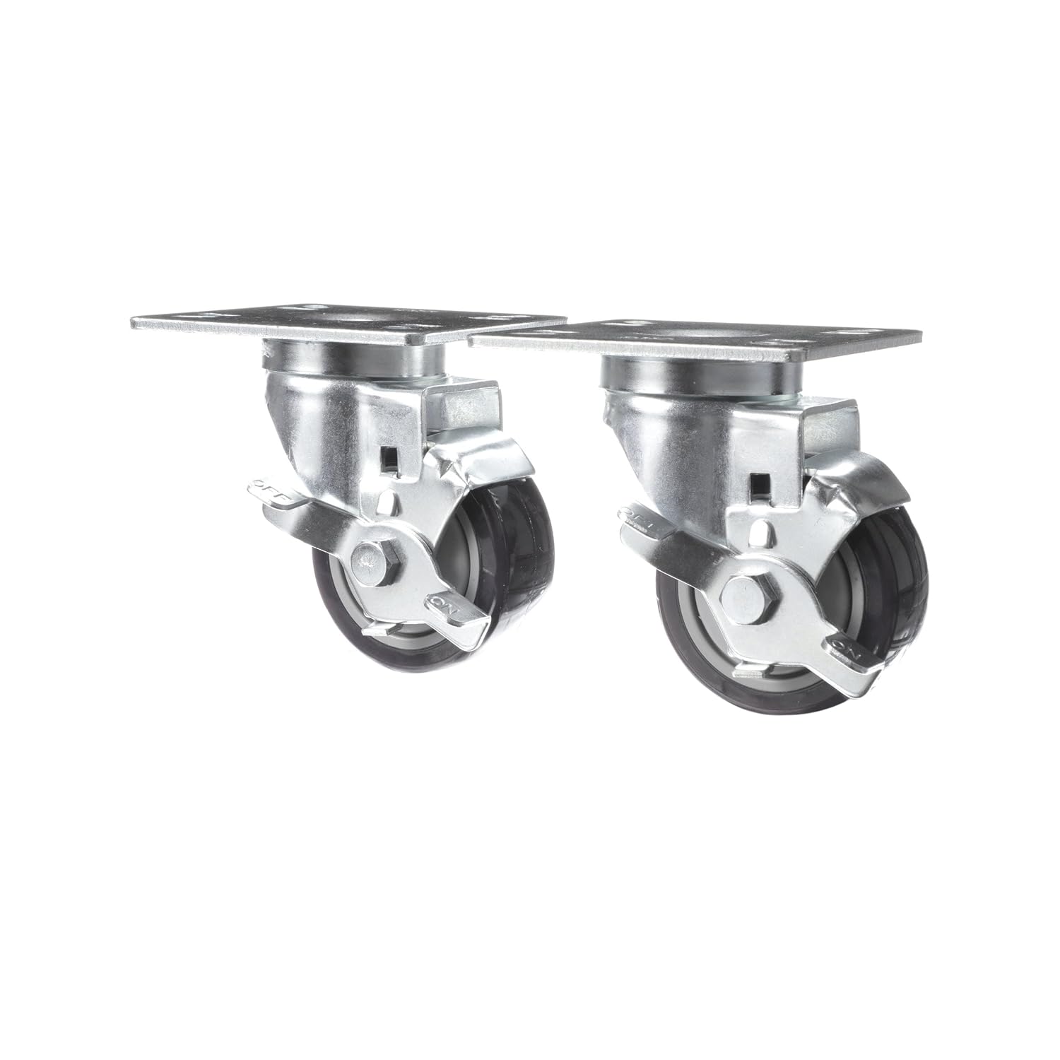Caster Kit,Med Duty 4"x 4" Univ Plate C