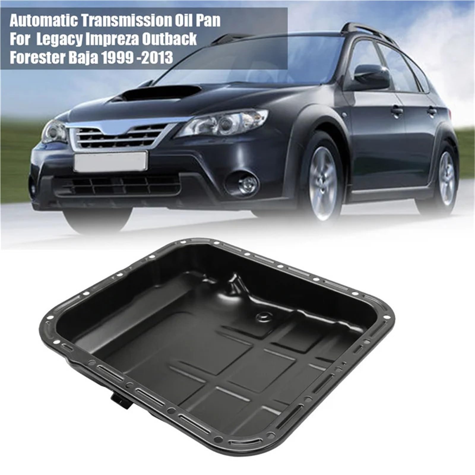 Sotto la vaschetta di scarico dell'auto 31390AA081 Coppa dell'olio per trasmissione in metallo per Subaru per Legacy Impreza Outback Forester Baja 1999-2013 Parti