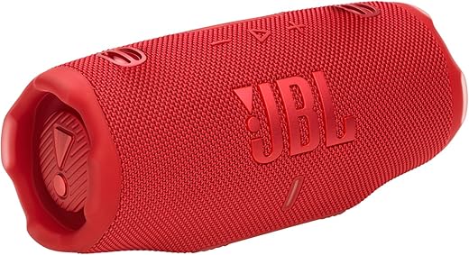 JBL Charge 6 Red: Waterproof & Drop-Proof Bluetooth Speaker