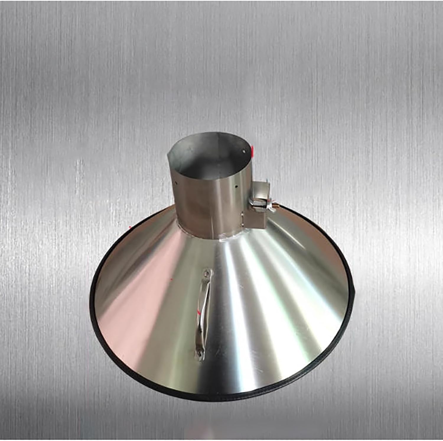 Stainless Steel Fume Hood,Industrial Stainless Steel Fume Extraction Hood - Efficient Welding Smoke Collector & Dust Removal System for Workshop Ventilation (OD 190mm)