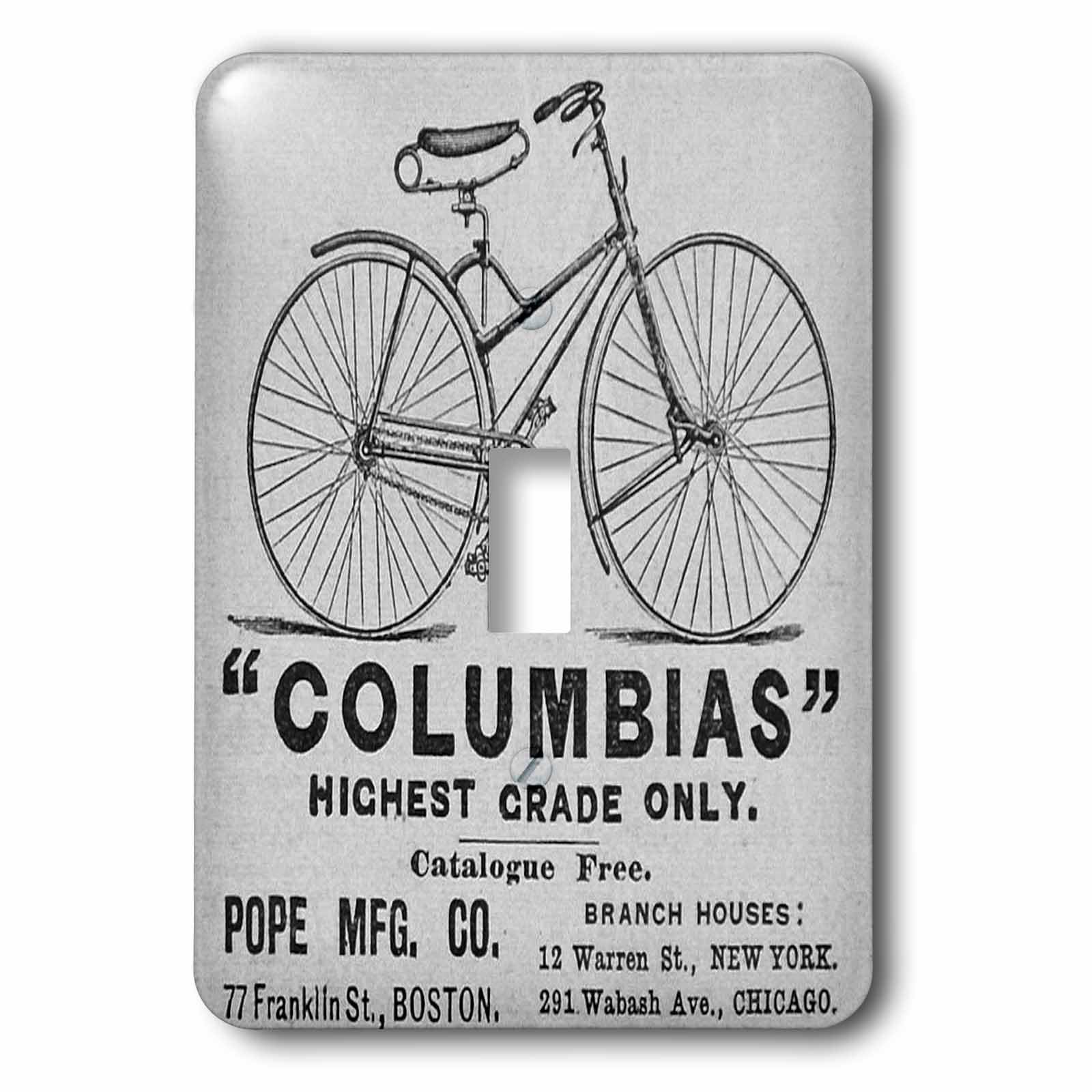 Interrupteur à bascule pour vélo 3dRose lsp_50714_1 Columbia unicolore