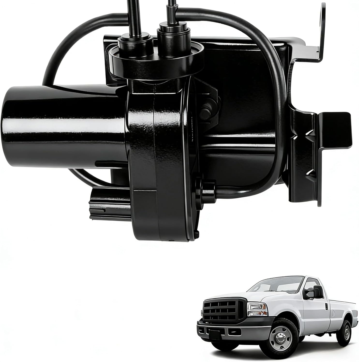 904-214 Electric Vacuum Pump Compatible with Ford Excursion F250 F350 F450 F550 Super Duty 1999-2007 Dodge Ram 2500 3500 2003-2004 Replace 4C3Z2A451BA 6C3Z2A451A
