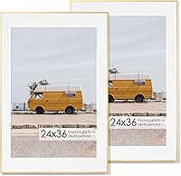 Vista 731 de Fun Memories Portarretratos de metal de 16 x 20 pulgadas con paspartú de 11 x 14 pulgadas, acabado de aluminio cepillado, parte delantera de vidrio