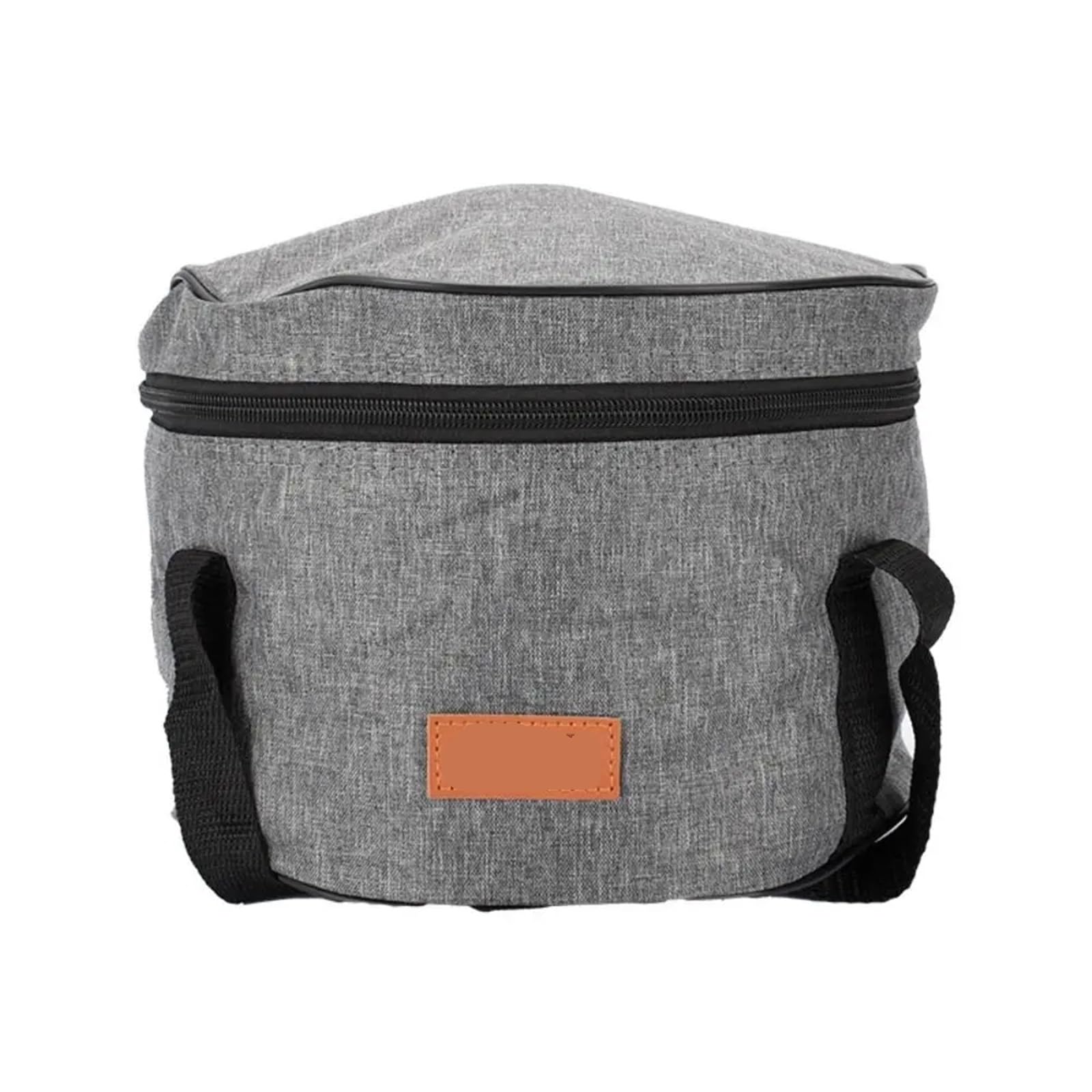Camping Cookware Organizer Bag Borsa portaoggetti rotonda da campeggio, cestino da picnic portatile(Gray)