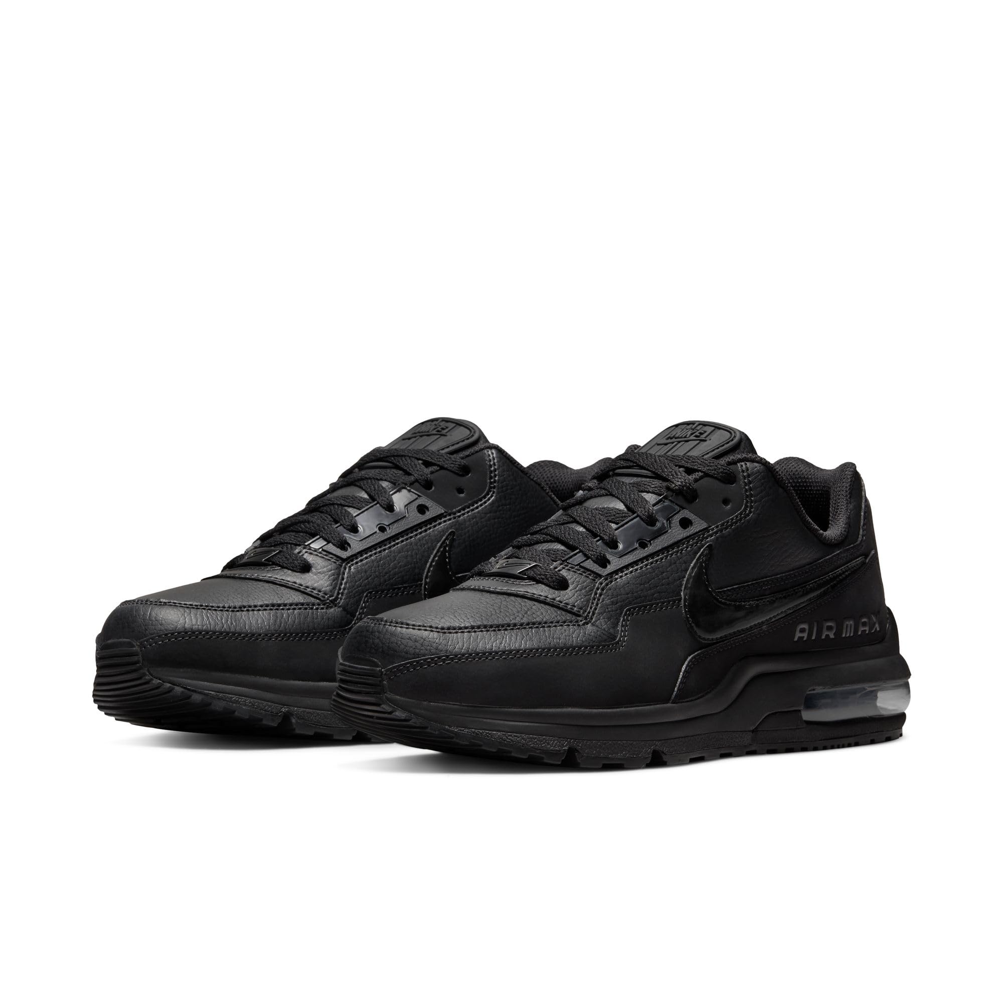 NIKE Herren Sport Freizeit Leder Schuhe Sneaker AIR MAX LTD 3 687977 020 Schwarz, Größe:45 EU, Farbe:020 Black/Schwarz