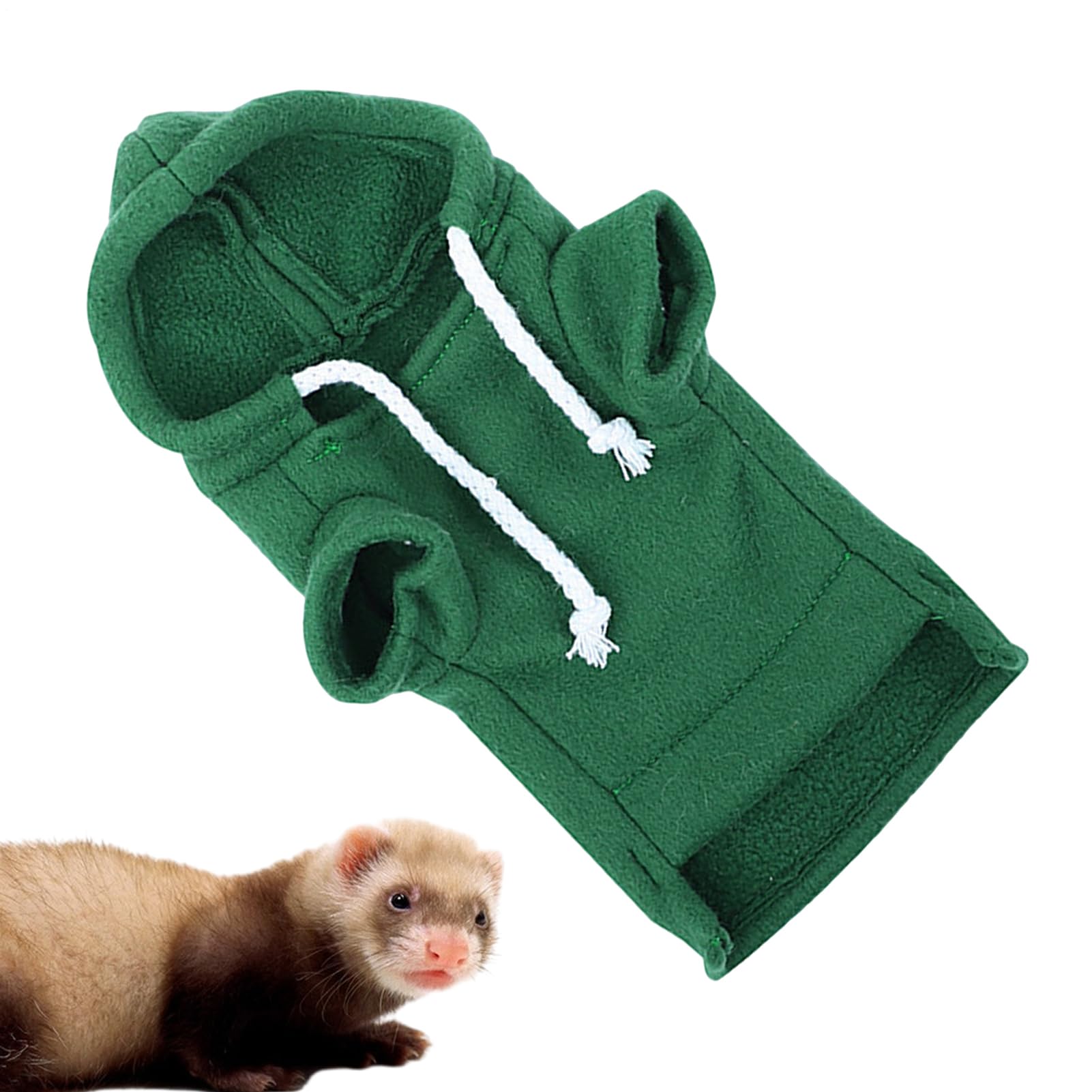 Shurzzesj Hamster Sweater - Small Ferret Clothes Guinea Hoodie - Guinea Hoodie Hamster Sweater Skin Friendly Drawstring Hood For Rabbit, Ferrets, Cat