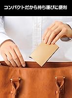 Amazon | カードケース 9mm薄型 レバーを引くとサッとカードが